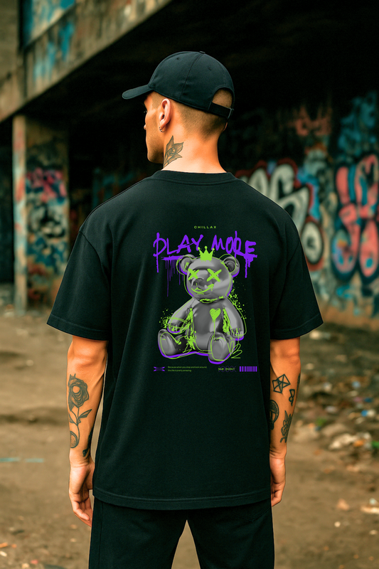 DRIPICAT Premium Oversized T-Shirt – Play More
