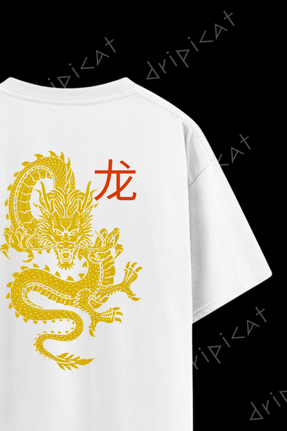 DRIPICAT Premium Oversized T-Shirt – Dragon